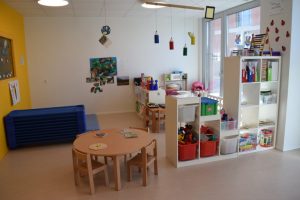 Salle trotteurs crèche bilingue Mont-sur-Lausanne